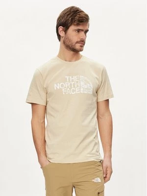 Obrázek produktu The North Face T-Shirt Woodcut Dome NF0A87NX Béžová Regular Fit