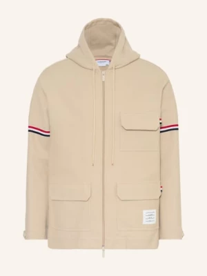 Obrázek produktu Thom Browne. Bunda světle hnědá / neonově červená / černá