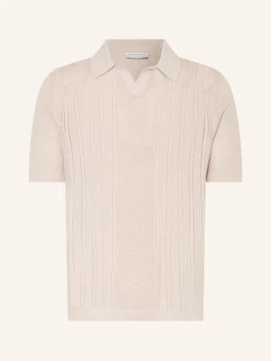 Obrázek produktu Tiger Of Sweden Pletené Polo Tričko Eoin Z Lnu A Merino Vlny režná