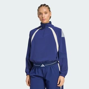 Obrázek produktu Tkaný sportovní top Hyperglam 3-Stripes Color Block s částečným zapínáním na zip Adidas