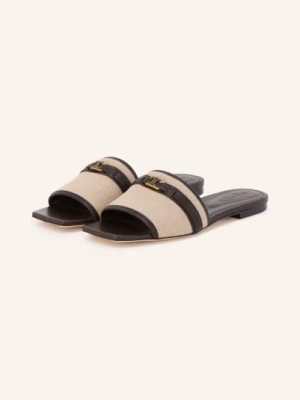 Obrázek produktu Tod's Pantofle béžová / zlatá / tmavě hnědá