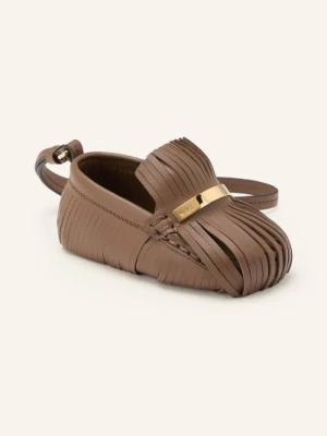 Obrázek produktu Tod's Přívěsek Na Tašku Gommino tmavě hnědá / zlatá