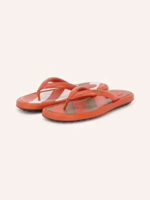 Obrázek produktu Tod's Rozdělovač Prstů Gomma tmavě oranžová / černošedá