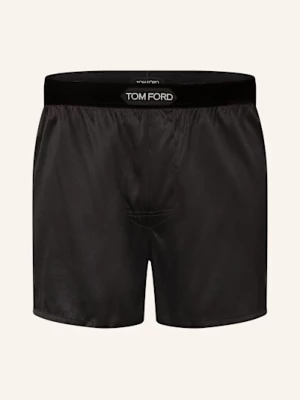Obrázek produktu Tom Ford Hedvábné Boxerky tmavě hnědá