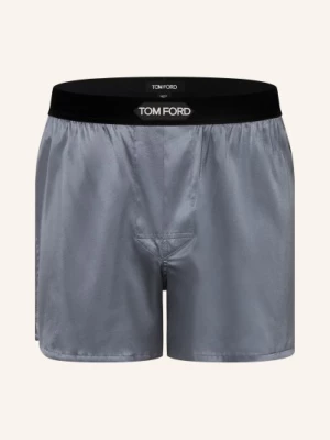Obrázek produktu Tom Ford Hedvábné Boxerky tmavě šedá / černá