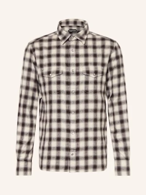 Obrázek produktu Tom Ford Košile Regular Fit šedá / hnědá / režná