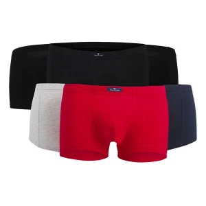 Obrázek produktu TOM TAILOR Boxerky  marine modrá / světle šedá / jasně červená / černá