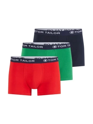 Obrázek produktu TOM TAILOR Boxerky  marine modrá / trávově zelená / karmínově červené