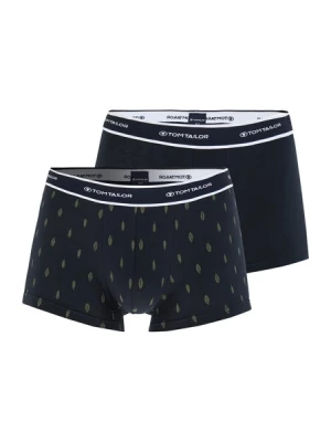 Obrázek produktu TOM TAILOR Boxerky  tmavě modrá / trávově zelená / bílá