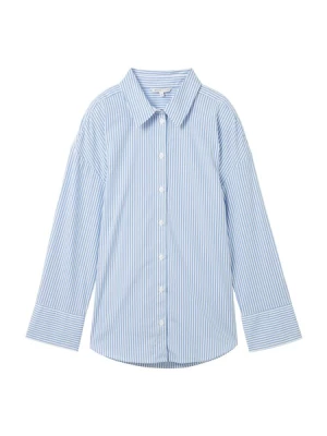 Obrázek produktu TOM TAILOR DENIM Halenka  světlemodrá / bílá