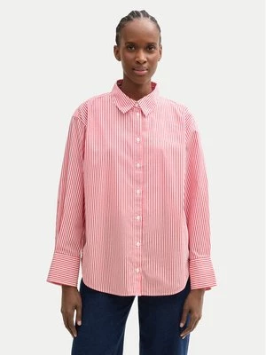 Obrázek produktu Tom Tailor Denim Košile Striped loose-fit shirt 1040551 Červená Regular Fit