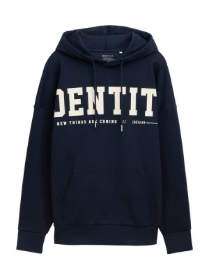 Obrázek produktu TOM TAILOR DENIM Mikina  tmavě modrá / bílá