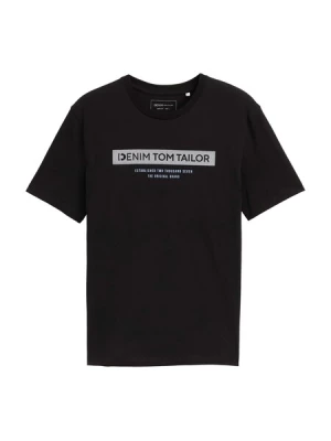 Obrázek produktu TOM TAILOR DENIM Tričko  černá / bílá