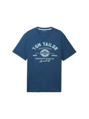 Obrázek produktu TOM TAILOR Tričko  marine modrá / světlemodrá / bílá