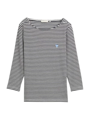 Obrázek produktu TOM TAILOR Tričko  marine modrá / světlemodrá / bílá