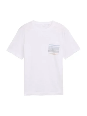 Obrázek produktu TOM TAILOR Tričko  námořnická modř / hnědá / černá / bílá