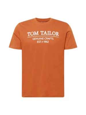 Obrázek produktu TOM TAILOR Tričko  rezavě hnědá / bílá