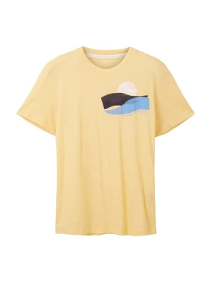 Obrázek produktu TOM TAILOR Tričko  světlemodrá / žlutá / černá / offwhite