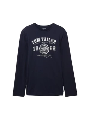Obrázek produktu TOM TAILOR Tričko  tmavě modrá / bílá