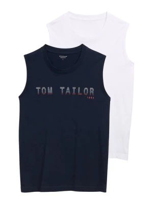 Obrázek produktu TOM TAILOR Tričko  tmavě modrá / červená / bílá