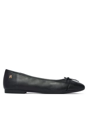 Obrázek produktu Tommy Hilfiger Baleríny Hilfiger Smooth Lthr Ballet FW0FW09241 Černá