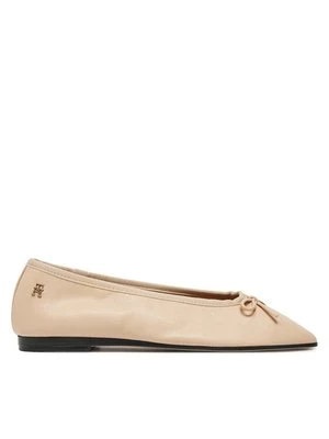 Obrázek produktu Tommy Hilfiger Baleríny Soft Leather Ballerina Bow FW0FW08355 Růžová