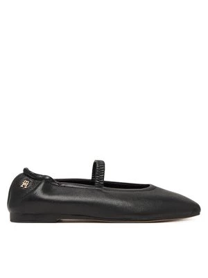 Obrázek produktu Tommy Hilfiger Baleríny Soft Leather Ellastic Ballerina FW0FW09245 Černá
