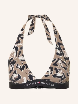 Obrázek produktu Tommy Hilfiger Bikiny S Vázáním Za Krkem černošedá / bílá / černá