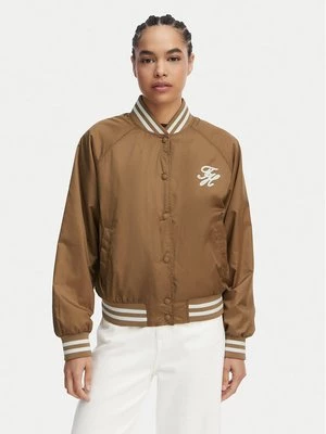 Obrázek produktu Tommy Hilfiger Bunda bomber Logo Appliqué WW0WW48618 Světle hnědá Regular Fit