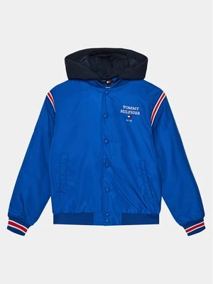 Obrázek produktu Tommy Hilfiger Bunda bomber Th Logo Bomber Jacket KB0KB08742 Modrá Regular Fit