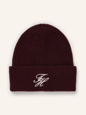 Obrázek produktu Tommy Hilfiger Čepice S Kašmírem tmavě červená
