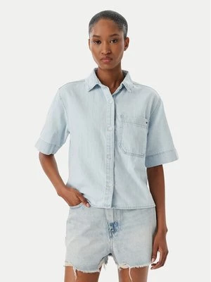 Obrázek produktu Tommy Hilfiger džínová košile WW0WW49573 Modrá Relaxed Fit