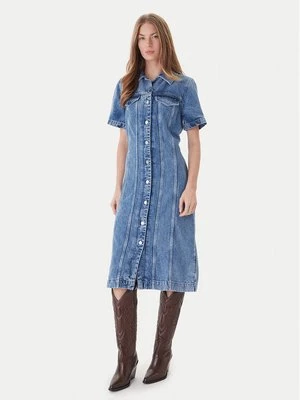 Obrázek produktu Tommy Hilfiger Džínové šaty WW0WW46638 Modrá Slim Fit