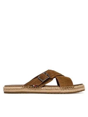 Obrázek produktu Tommy Hilfiger Espadrilky Buckle Flexible Sandals FM0FM05772 Hnědá
