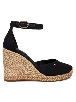 Obrázek produktu Tommy Hilfiger Espadrilky Flag High Wedge Espad Closed Toe FW0FW09225 Černá