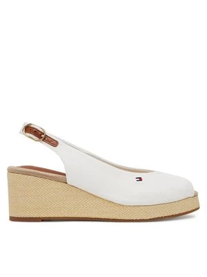 Obrázek produktu Tommy Hilfiger Espadrilky Flag Mid Wedge Espad Slingback FW0FW08595 Bílá