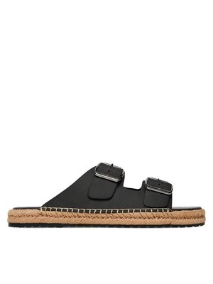 Obrázek produktu Tommy Hilfiger Espadrilky Flex Jutte Hilfiger Lth Sandal FM0FM05646 Černá