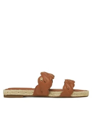 Obrázek produktu Tommy Hilfiger Espadrilky Leather Rope Espadrille Mule FW0FW08503 Hnědá