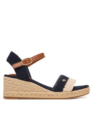 Obrázek produktu Tommy Hilfiger Espadrilky Mid Espad Wedge Crochet FW0FW09516 Tmavomodrá