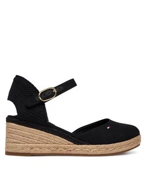 Obrázek produktu Tommy Hilfiger Espadrilky Mid Wedge Espad Closed Toe FW0FW09233 Černá