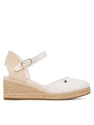 Obrázek produktu Tommy Hilfiger Espadrilky Mid Wedge Espad Closed Toe FW0FW09233 Écru Krémová