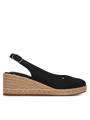 Obrázek produktu Tommy Hilfiger Espadrilky Mid Wedge Espad Slingback FW0FW09228 Černá