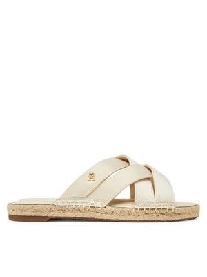 Obrázek produktu Tommy Hilfiger Espadrilky Satin Espadrille Mule FW0FW08502 Béžová