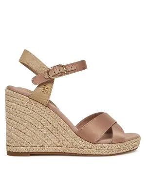 Obrázek produktu Tommy Hilfiger Espadrilky Satin High Wedge Espadrille FW0FW08602 Růžová