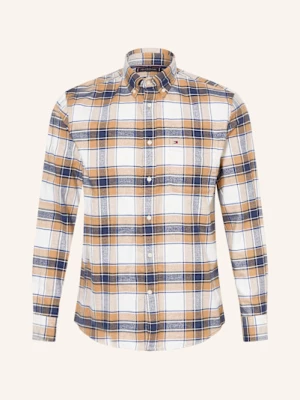Obrázek produktu Tommy Hilfiger Flanelová Košile Regular Fit krémová / tmavě modrá / světle hnědá