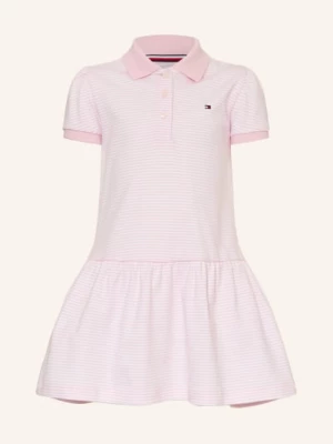 Obrázek produktu Tommy Hilfiger Jerseyové Polo Šaty růžová / bílá