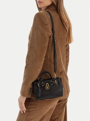 Obrázek produktu Tommy Hilfiger Kabelka American Icon Micro Tote Leather AW0AW18167 Černá