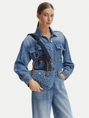 Obrázek produktu Tommy Hilfiger Kabelka Popette Mini Tote Denim Flag AW0AW18612 Modrá