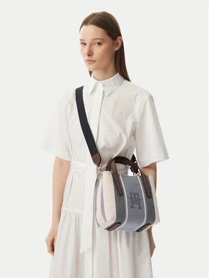 Obrázek produktu Tommy Hilfiger Kabelka Th City Mini Satchel Jacquard AW0AW18732 Modrá