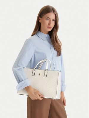 Obrázek produktu Tommy Hilfiger Kabelka Th Daily Satchel Mono AW0AW18418 Écru